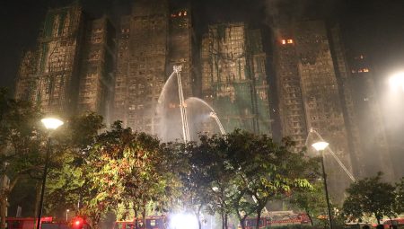 Hong Kong yangınında bilanço ağırlaşıyor: 94 ölü